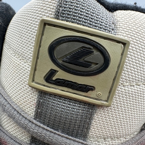 Lamar Retro Snowboard Boots Universe Adult W10 M8.5 Tan Gray Lace Up‎ Strap Vtg main image 5